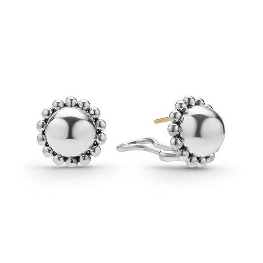 LAGOS Earrings (No Stones) in Sterling Silver Whit