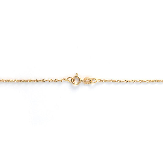 Pendant M Estate Collection Color Gemstone Necklace in 14 Karat Yellow with 1 Cabachon Opal 6.9mm-6.9mm