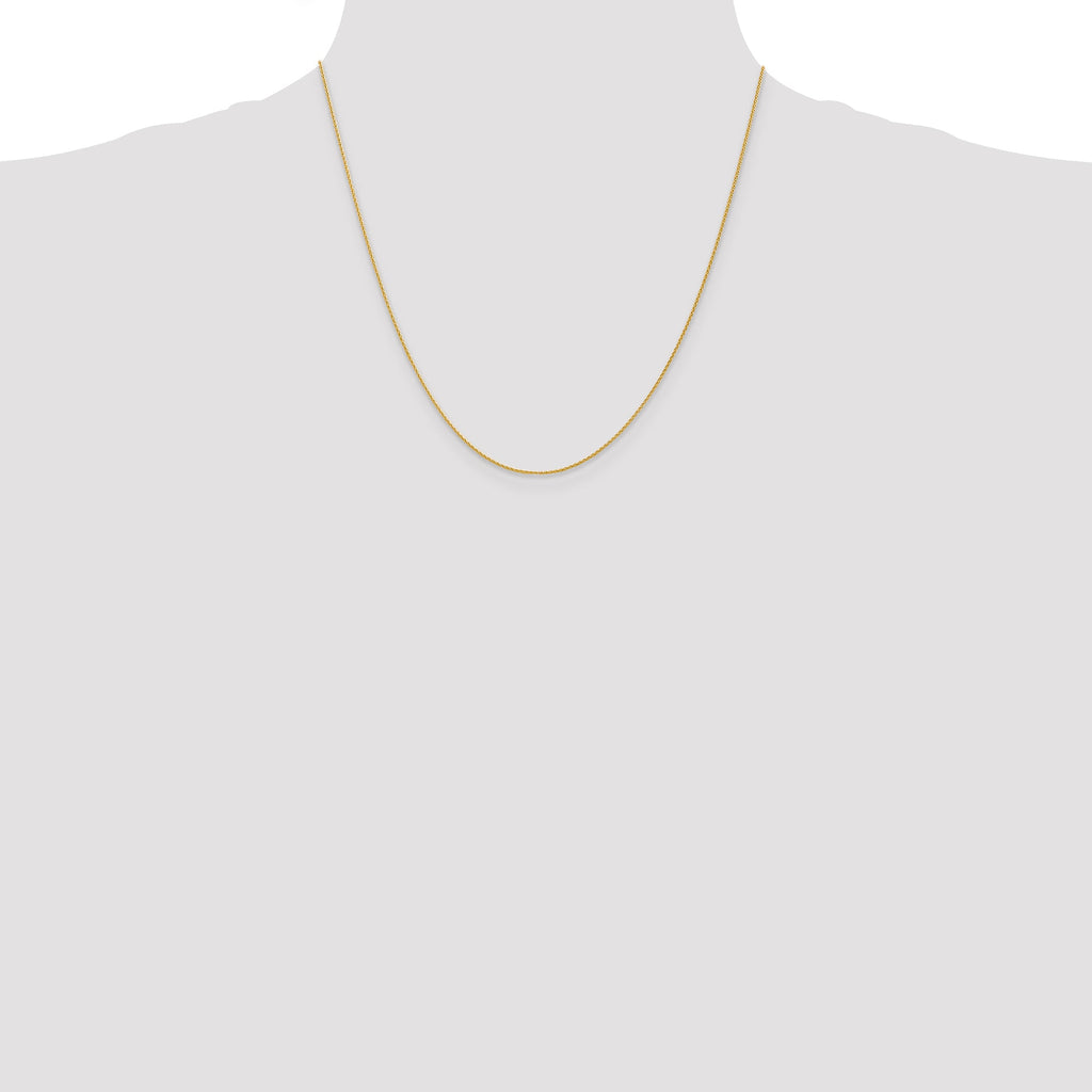 14K Yellow Gold Wheat Chain Necklace