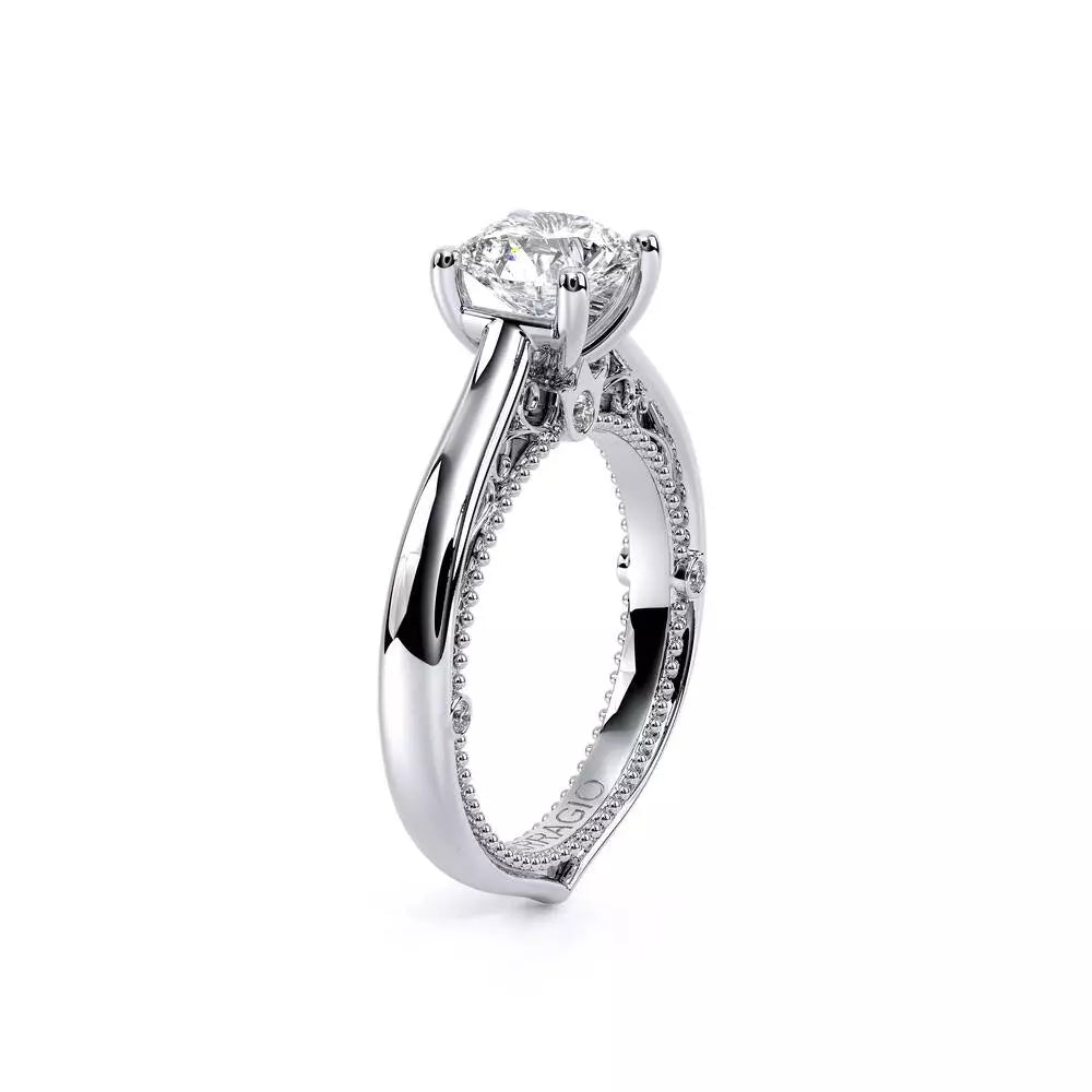 Verragio Solitaire Hidden Accent Natural Diamond S