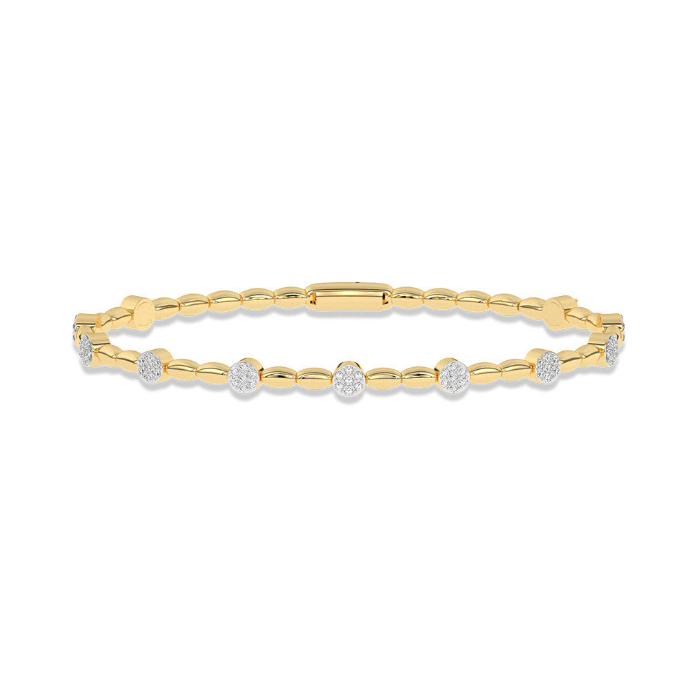 ReMARKable Designs Bangle Natural Diamond Bracelet