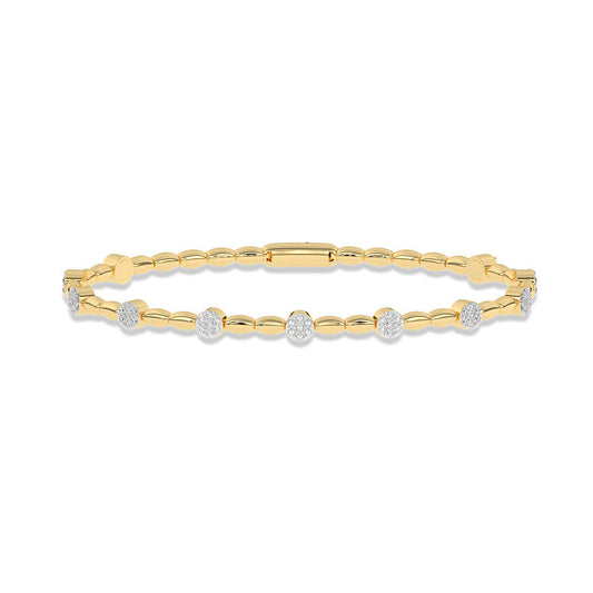 ReMARKable Designs Bangle Natural Diamond Bracelet