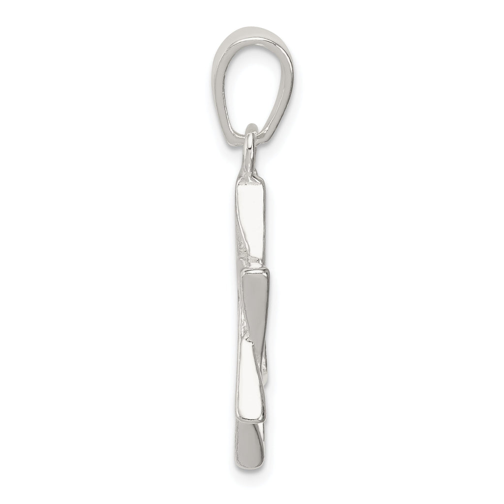 Sterling silver Star of David pendant.