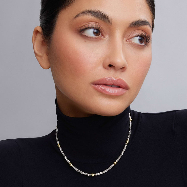 LAGOS Signature Caviar Collection Station Necklace