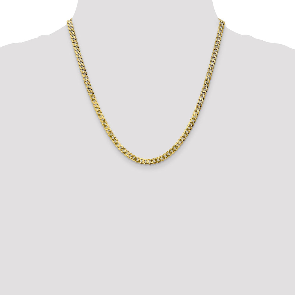 14K Yellow Gold Curb Chain Necklace