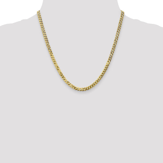 14K Yellow Gold Curb Chain Necklace