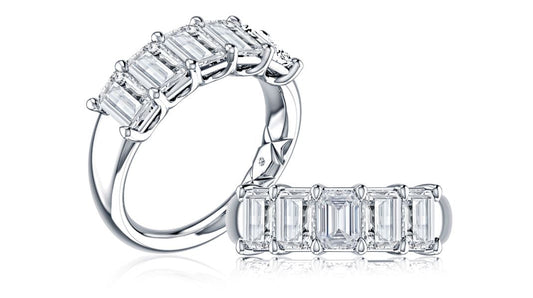 A. Jaffe Natural Diamond Ladies Wedding Band in 14