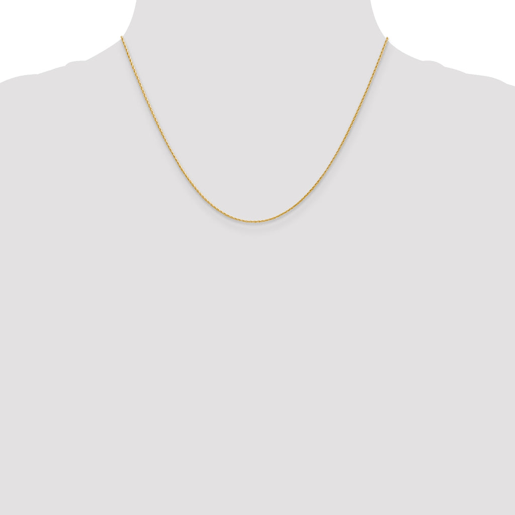14K Yellow Gold Wheat Chain Necklace