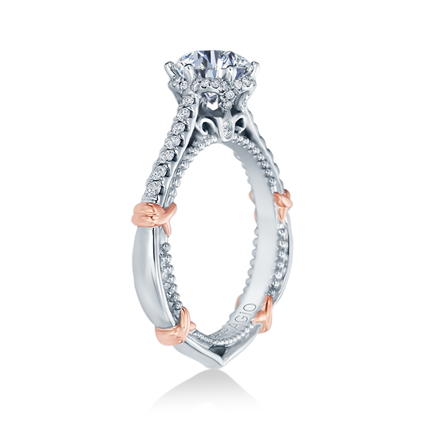 Verragio Hidden Accent Halo Natural Diamond Semi-M