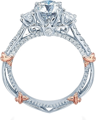 Verragio Parisian Collection 3-Stone Vintage Mined