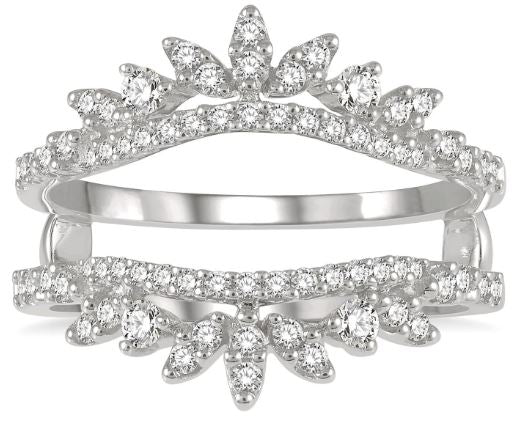 Diamond leaf motif enhancer band.
