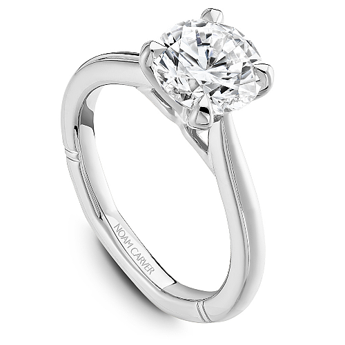 Noam Carver Solitaire Natural Diamond Semi-Mount E