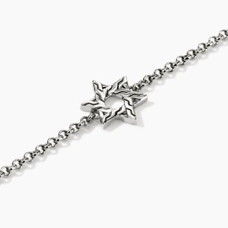 John Hardy Bracelet (No Stones) in Sterling Silver White