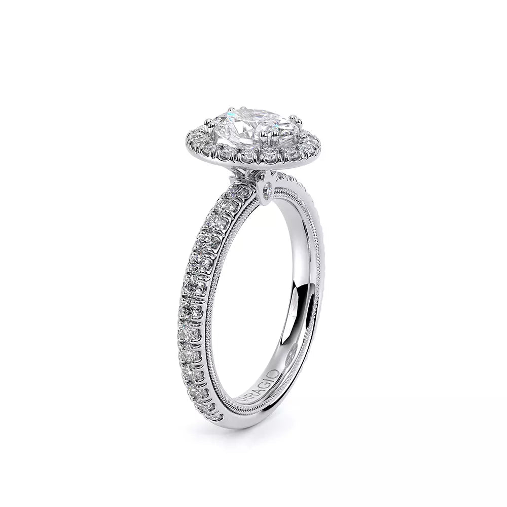 Verragio Hidden Accent Halo Natural Diamond Semi-M