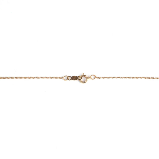 ReMARKable Estate Natural Diamond Necklace in 14 Karat Yellow Gold with 0.90ctw H/I SI1 Round Diamonds