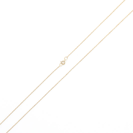 20" Pendant Rope 0.5mm Chain in 14 Karat Yellow