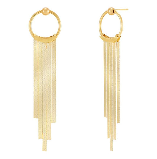 ARMADANI Earrings (No Stones) in 14 Karat Yellow Gold