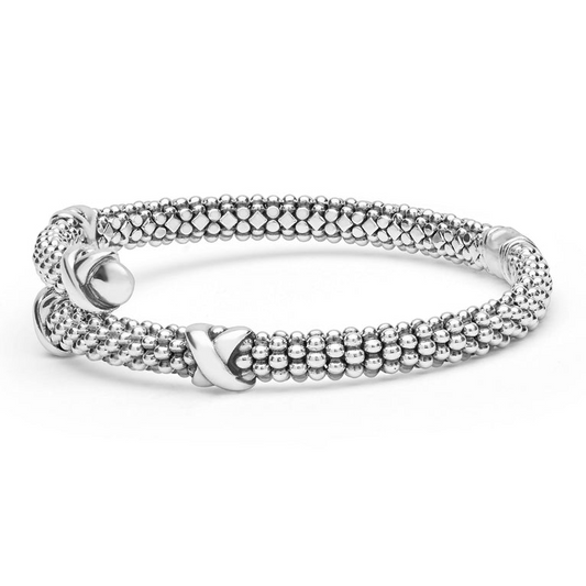 LAGOS Bracelet (No Stones) in Sterling Silver White