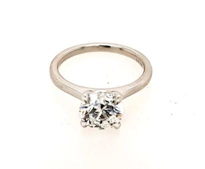 Natural Diamond Solitaire Engagement Ring