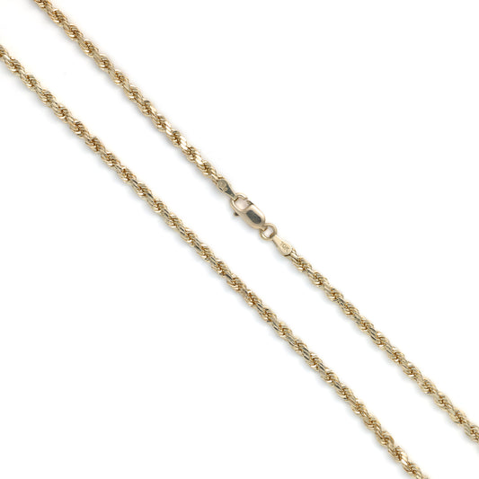 ReMarkable Estate 24" Rope Chain in 10 Karat Yellow Gold, 2.7mm