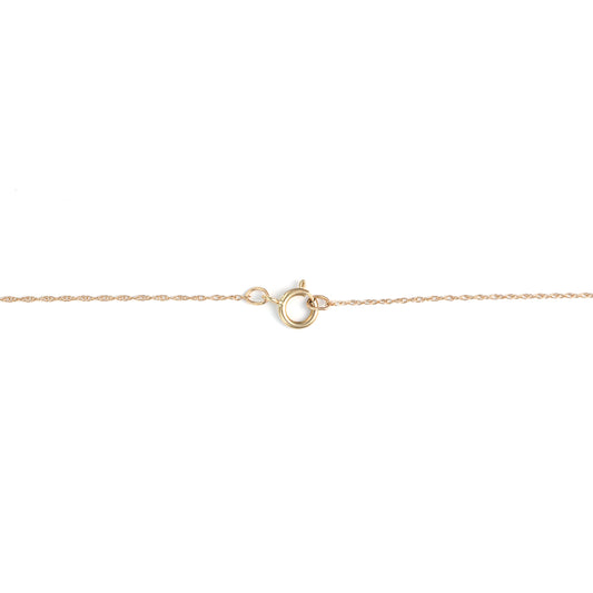 M Estate Collection Natural Diamond Necklace in 10 Karat Yellow with 0.23ctw I/J I1-I2 Round Diamonds