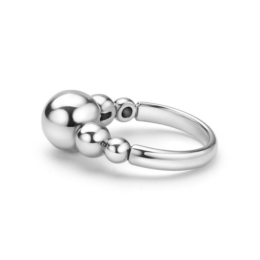 LAGOS Fashion Ring (No Stones) in Sterling Silver White 2MM