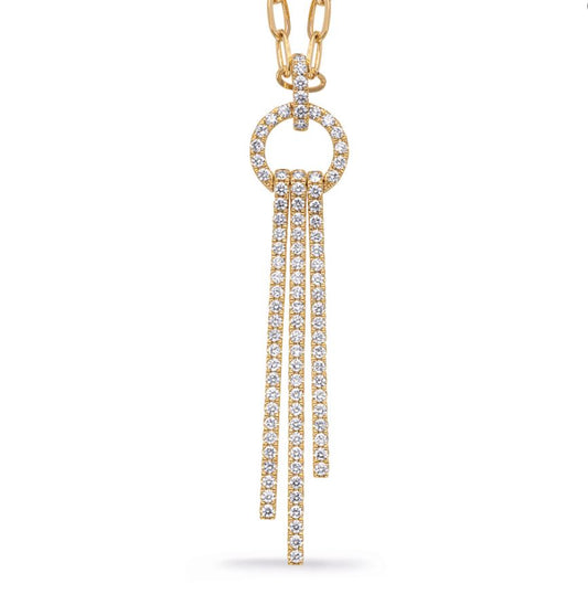 Natural Diamond Necklace with 1.17ctw Round Diamonds