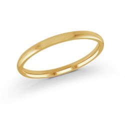 14K yellow gold carved band, 2MM width.