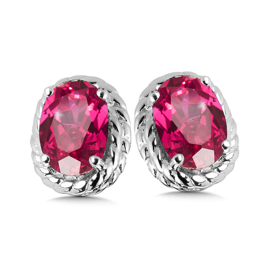 Color Gemstone Earring
