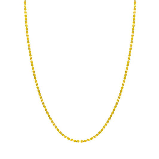 Valentino Chain in 14 Karat Yellow Gold, 36" 2.7mm