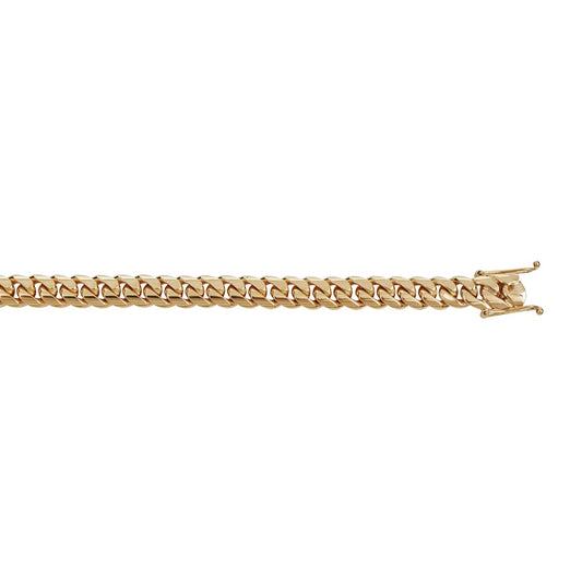 ReMARKable Designs Men's Cuban Link Bracelet (No Stones) in 10 Karat Yellow