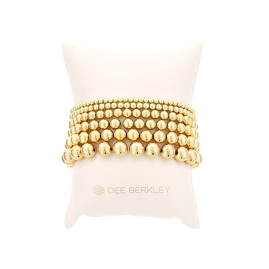 Dee Berkley Stretch Bracelet (No Stones) in Gold Filled Yellow