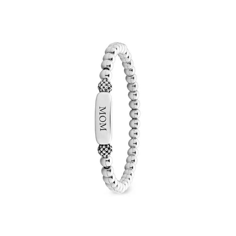 Ladies Stretch Bracelet (No Stones) in Sterling Si