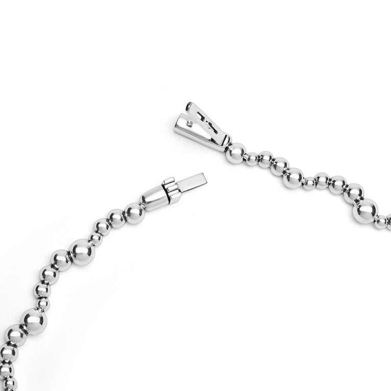 LAGOS Necklace (No Stones) in Sterling Silver Whit
