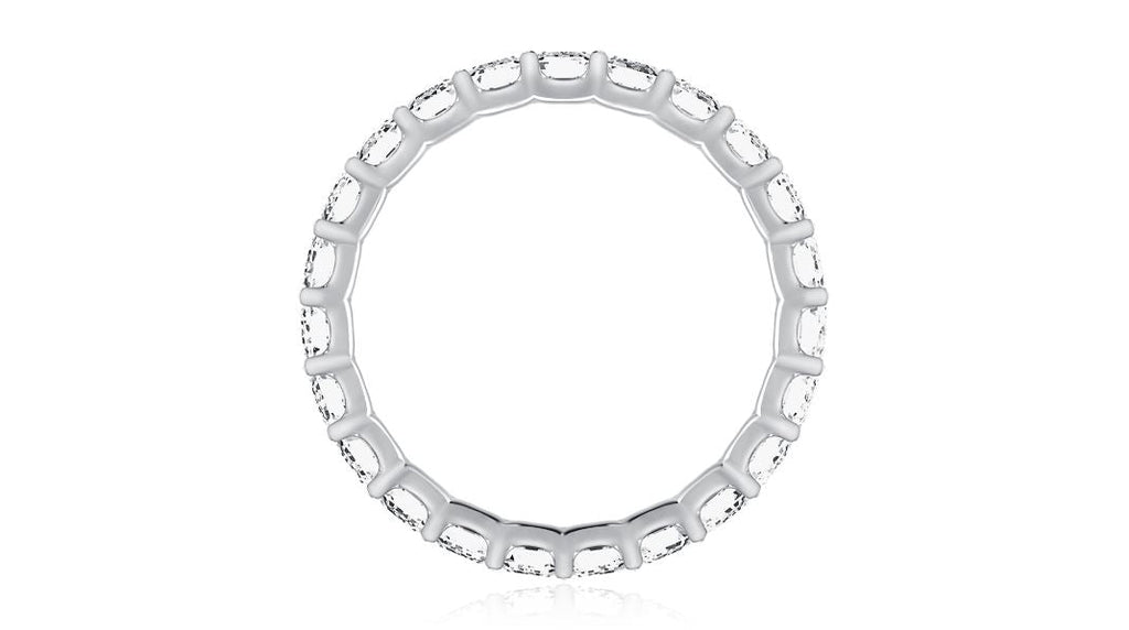 A. Jaffe Natural Diamond Band in 14 Karat White Go