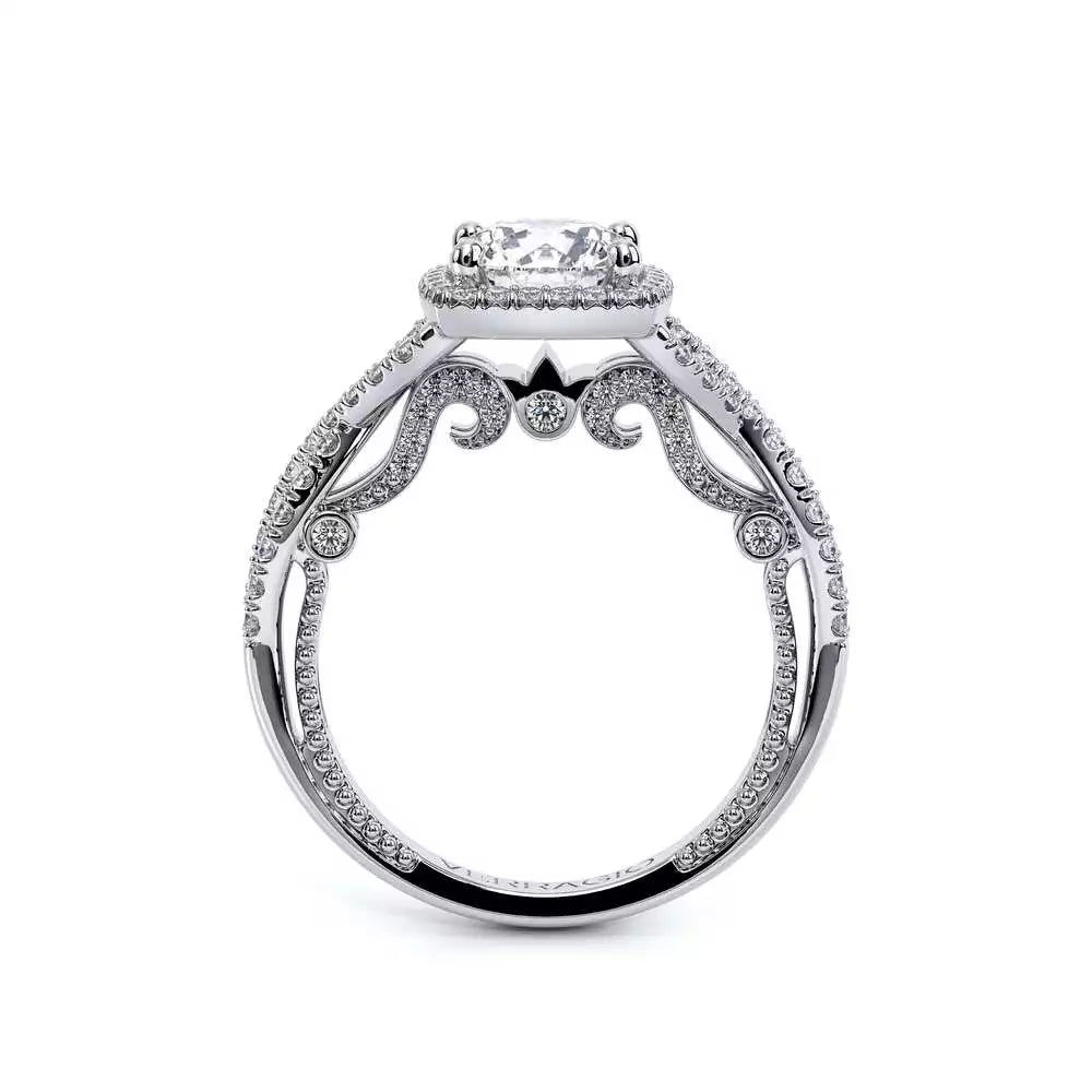 Verragio white gold diamond engagement ring.