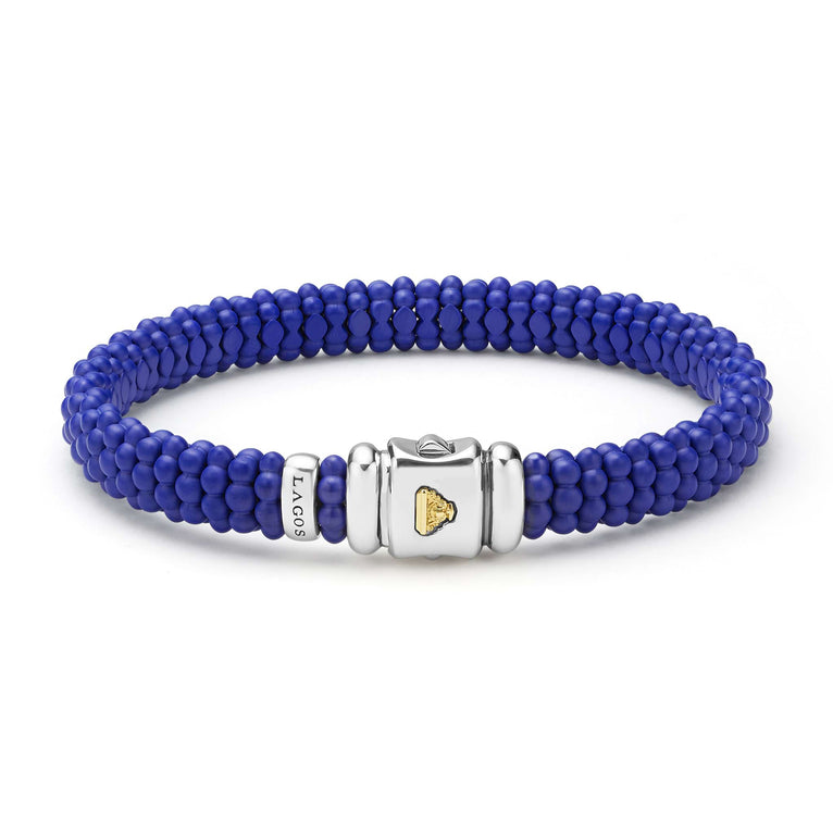 LAGOS Men's LAGOS Caviar Ceramic Bracelet in White