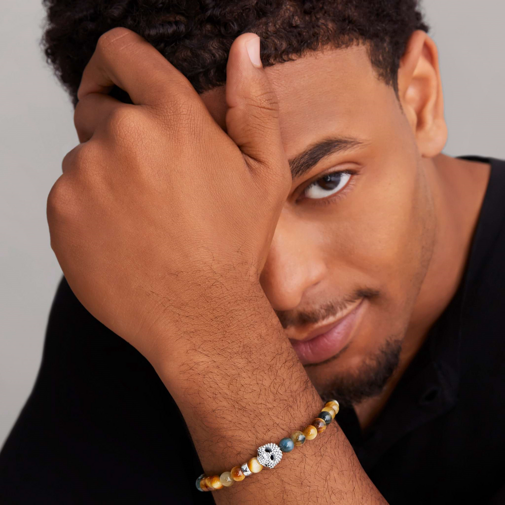 LAGOS Men's Anthem Collection Color Gemstone Brace