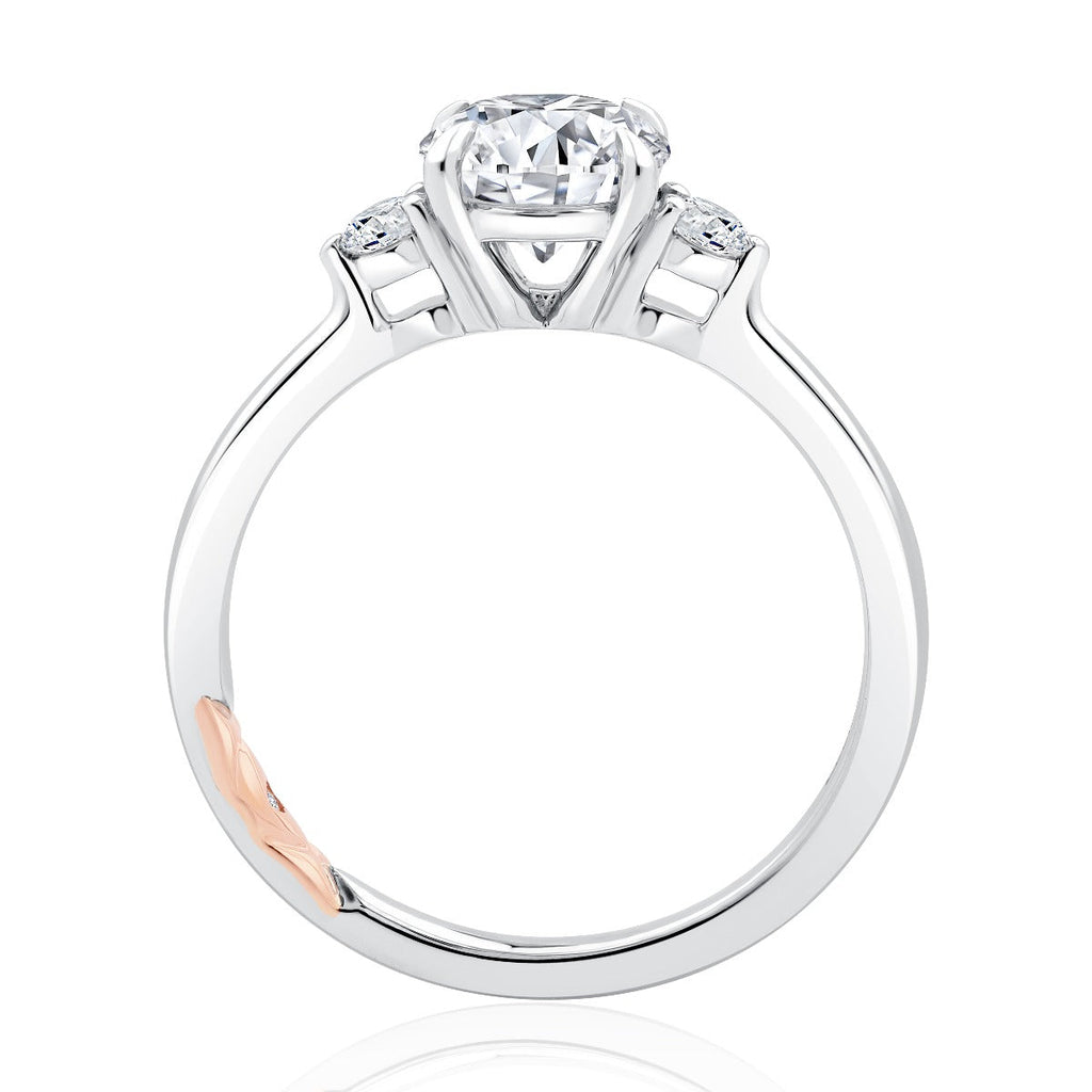 A. Jaffe Diamond Accent Mined Diamond Engagement R
