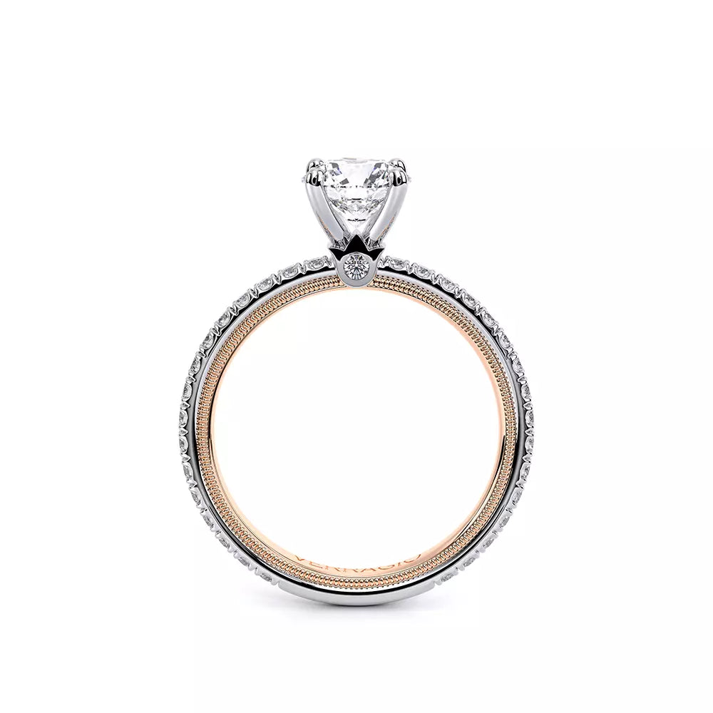Verragio Hidden Accent Natural Diamond Semi-Mount