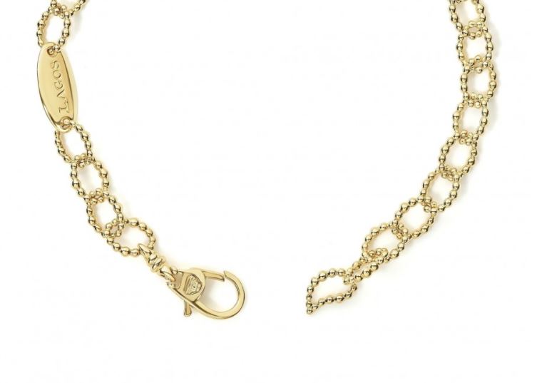 LAGOS Oval Link Ladies Bracelet in 18 Karat Yellow