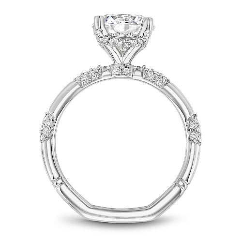 Noam Carver Hidden Accent Solitaire Natural Diamon