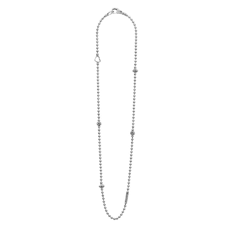 LAGOS Caviar Icon Collection Station Necklace (No