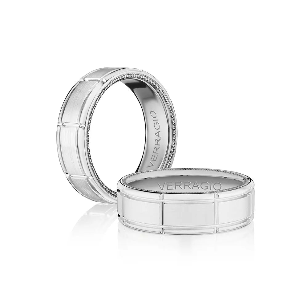 Verragio Men's Carved Band (No Gemstone) in 14 Kar