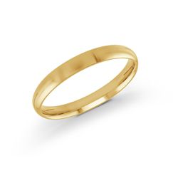 Carved Band (No Stones) in 18 Karat Yellow Gold 3MM