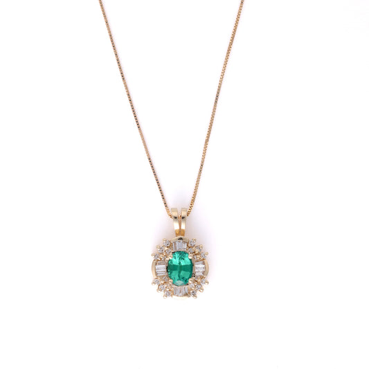 Color Gemstone Necklace