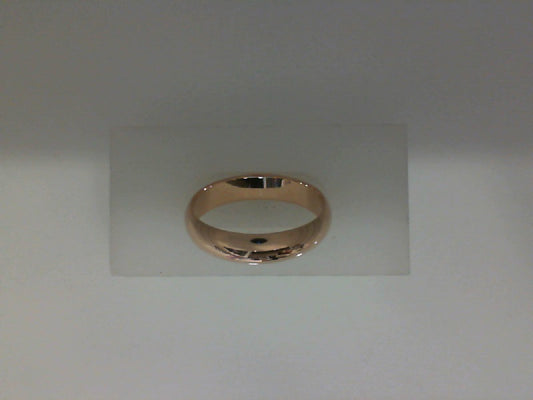 14K yellow gold polished carved band.