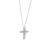 M Estate Collection Natural Diamond Necklace in 14 Karat White with 0.47ctw I/J SI2-I1 Round Diamonds