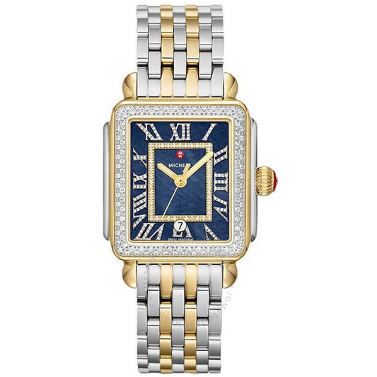 Ladies Michele Deco Madison Fashion Timepieces with 0.80ctw Round Diamonds MWW06T000239