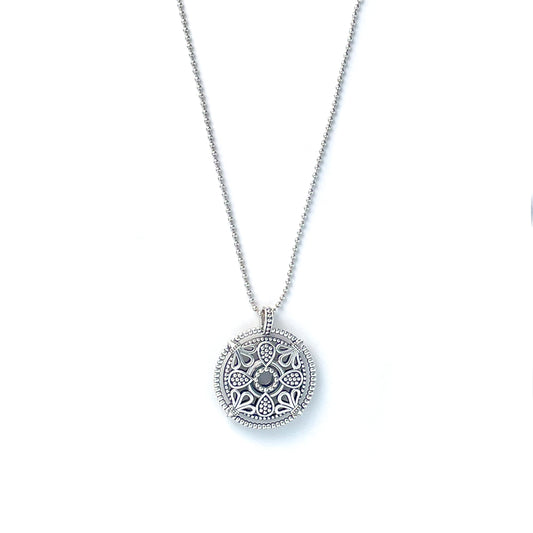 ReMARKable Estate Necklace (No Stones) in Sterling Silver White